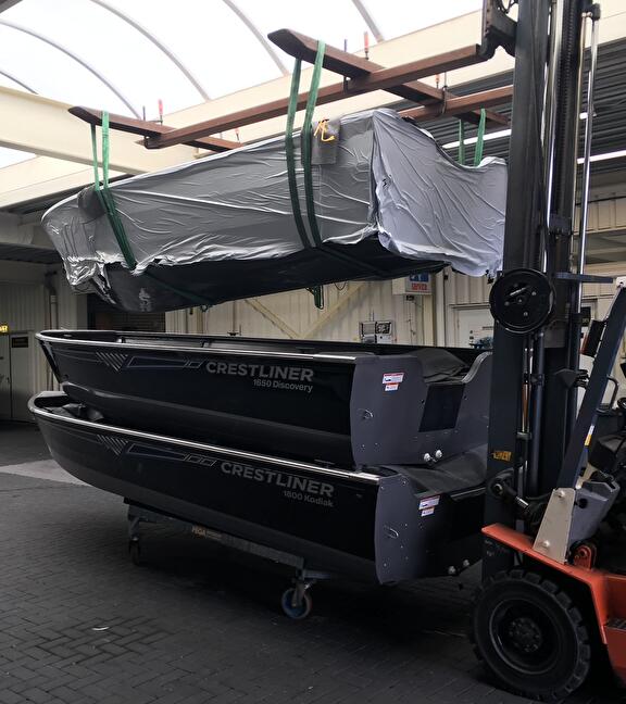 Ontvangst en lossen van boten
