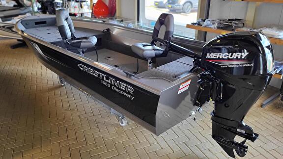 Crestliner 1650 Discovery Tiller + Mercury F40 ELHPT